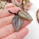 Labradorite Fashion Gemstone Earring Beads 27x16x4mm