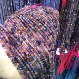 Natural Ruby Sapphire Round Beads 3mm for Jewelry Making