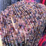 Natural Ruby Sapphire Round Beads 3mm for Jewelry Making