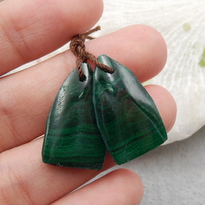 Malachite Woman Earrings Bead Charms Jewelry Gift Gem