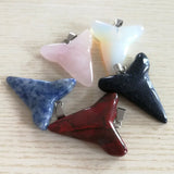 Shark Teeth Pendant for Jewelry Making 10pcs