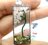 7 Chakra Reiki Healing Tree Pendant for Jewelry Making
