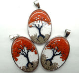 7 Chakra Reiki Healing Tree Pendant for DIY Jewelry Making