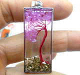 7 Chakra Reiki Healing Tree Pendant for Jewelry Making