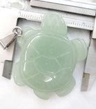 Crystal Turquoises Tiger Eye Turtle Charm Pendant for DIY Jewelry