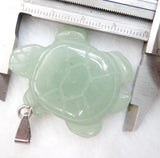 Crystal Turquoises Tiger Eye Turtle Charm Pendant for DIY Jewelry
