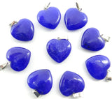 50pcs Heart-Shaped Pendants for DIY Jewelry Making Necklace