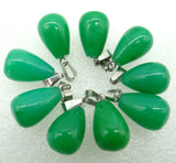 Natural Stone Quartz Crystal Turquoises Pendant Jewelry Making Necklace