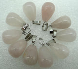 Natural Stone Quartz Crystal Turquoises Pendant Jewelry Making Necklace