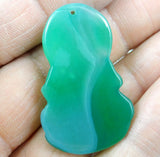 Quartz Crystal Guanyin Pendant for DIY Jewelry Making