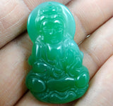 Quartz Crystal Guanyin Pendant for DIY Jewelry Making