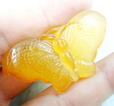 Natural Stone Butterfly Pendant for DIY Jewelry Making