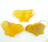 Natural Stone Butterfly Pendant for DIY Jewelry Making