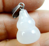 Natural Stone Quartz Crystal Turquoises Opal Tiger Eye Gourd Shape Pendant