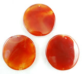 Natural Quartz Turquoise Chalcedony Stone Pendant 3Pcs
