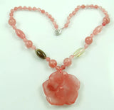Natural Stone Quartz Crystal Turquoise Tiger Eye Aventurine Pendant