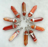 Natural Stone Quartz Crystal Amethyst Opal Agate Chakra Pendant 20pcs