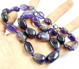 Quartz Crystal Lapis Lazuli Labradorite Beaded Pendant Necklace