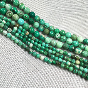 6mm 10mm Turquoise Round Shape Loose Beads String for Jewelry Making