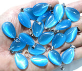 Teardrop Quartz Crystal Pendant for Jewelry Making