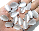 Teardrop Quartz Crystal Pendant for Jewelry Making
