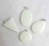 Turquoise Quartz Crystal Pendant for Jewelry Making