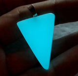 Turquoise Quartz Crystal Pendant for Jewelry Making