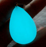 Turquoise Quartz Crystal Pendant for Jewelry Making