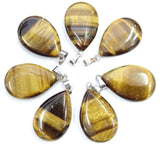 Turquoises Quartz Crystal Opal Water Droplets Pendants DIY Jewelry Making