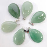 Turquoises Quartz Crystal Opal Water Droplets Pendants DIY Jewelry Making