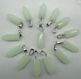 Natural Stone Turquoise Quartz Crystal Lapis Pendant for DIY Jewelry Making