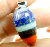Layered 7 Chakra Pendant for DIY Necklace Making