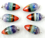 Layered 7 Chakra Pendant for DIY Necklace Making
