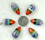 Layered 7 Chakra Pendant for DIY Necklace Making