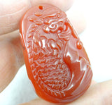 Turquoise Quartz Crystal Dragon Pendant for DIY Jewelry Making
