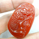Turquoise Quartz Crystal Dragon Pendant for DIY Jewelry Making