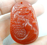 Turquoise Quartz Crystal Dragon Pendant for DIY Jewelry Making
