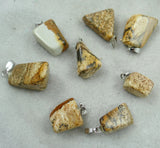Turquoise Quartz Crystal Tiger Eye Pendants for Jewelry Making