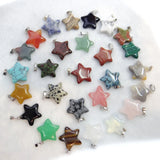 Natural Stone Pendant Set for DIY Jewelry Making - 50PCS