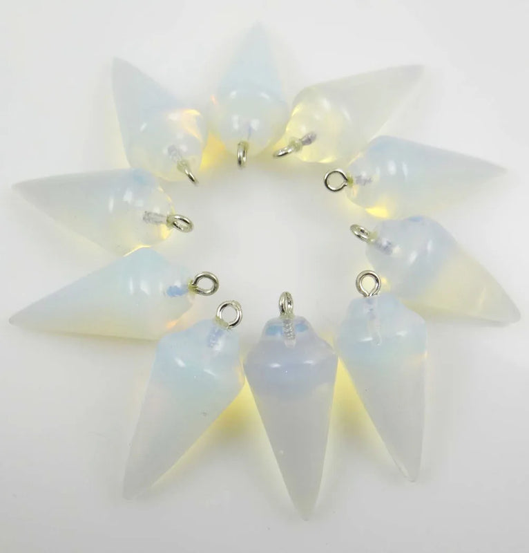 Natural Stone Pendulum Pendant for Jewelry Making