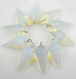 Natural Stone Pendulum Pendant for Jewelry Making