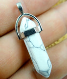 10pcs Turquoise Quartz Crystal Tiger Eye Lapis Pendants for DIY Jewelry Making