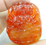 Natural Stone Turquoise Tiger Eye Quartz Crystal Buddha Pendant for DIY Necklace