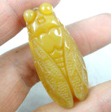 3Pcs Turquoise Tiger Eye Quartz Cicada Pendant DIY Jewelry Making Necklace