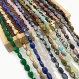 Albite Hematite Crystal Spacer Beads for Jewelry Making