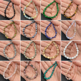Albite Hematite Crystal Spacer Beads for Jewelry Making