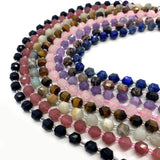 Amethyst Pink Crystal Faceted Spacer Beads 8,10mm DIY Jewelry Making