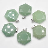 Amethyst Necklace Pendant for Jewelry Making DIY 6pcs/lot