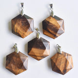 Amethyst Labradorite Stone Necklace Pendant for Jewelry Making DIY