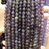 Amethysts 4/6/8/10/12mm Round Stone Beads for Jewelry Making